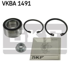 Комплект підшипника колеса - ((1H0498625, 357498625A)) SKF VKBA1491