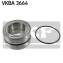 Підшипник маточини (комплект) - SKF VKBA 3664 (фото 1)
