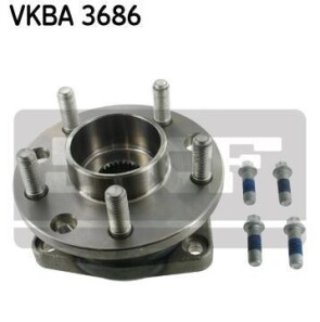 Комплект подшипника ступицы колеса - (c2S46772, C2S3301, C2S3301WB) SKF VKBA 3686