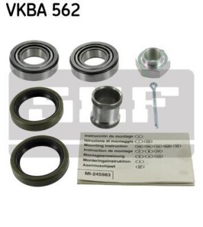 Комплект підшипника колеса - SKF VKBA562