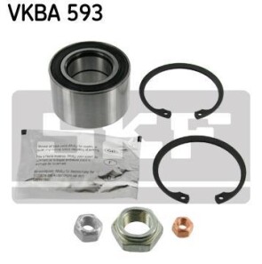 Комплект підшипника колеса передн Лів/Прав (34x64x37) LADA SAMARA TRABANT 1.1, 1.1 UNIVERSAL, P 601, P 601 UNIVERSAL VW CADDY I, GOLF I, GOLF II, JETTA I, JETTA II 0.6-1.8 01.66-12.99 - ((171498625, 171498625A, 171498625B, 171498625C, 171498625D)) SKF VKBA 593