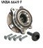 Wheel bearing kit - (4H0498625, 4H0498625A, 4H0498625B) SKF VKBA6649F (фото 1)