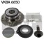 Комплект подшипника ступицы колеса - (8K0501611A, 8K0598611, 8W0598611) SKF VKBA 6650 (фото 1)