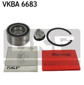 Комплект подшипника ступицы колеса - (402101877R, 6040006751, 8200351777) SKF VKBA 6683