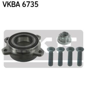 Комплект подшипника ступицы колеса - (7P0498287, 95834190100, 95833158300) SKF VKBA 6735