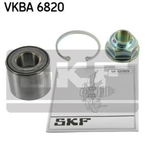 Комплект подшипника ступицы колеса - (432104A00A, 4686080G00, 46860M68K00) SKF VKBA 6820