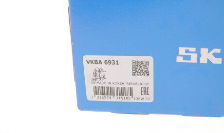 Фото 3 - Підшипник маточини SKF VKBA 6931 (VKBA6931)