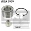 Комплект подшипника ступицы колеса - ((9052077001, 9036949002)) SKF VKBA 6959 (фото 1)
