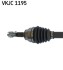 Приводна напіввісь - ((3272TC, 3272TE, 9686650380)) SKF VKJC1195 (фото 2)