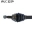 Приводна напіввісь - ((3273TR, 3273TS, 9683174180, 1609763980, 9677211280)) SKF VKJC1229 (фото 2)