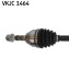 P?гOМ OPEL ASTRA H LE 1,3CDTI/1,7CDTI 571MM - (24462244, 375024, 374549) SKF VKJC1464 (фото 2)