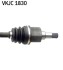 Приводна напіввісь - ((1789458, 1822709, 1840192, CV173B437BC, CV173B437BD)) SKF VKJC1830 (фото 3)