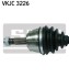 Приводна напіввісь - ((46307523, 46307735, 71791721, 71791719, 51739263)) SKF VKJC3226 (фото 2)