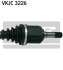 Приводна напіввісь - ((46307523, 46307735, 71791721, 71791719, 51739263)) SKF VKJC3226 (фото 3)