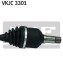 Піввісь - ((1693602972, 1693604372, A1693602972, A1693603372, A1693604372)) SKF VKJC 3301 (фото 3)