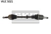 Піввісь Dacia Duster 10-18 (L) (25x26x703) - (8200725499, 8201505588, 391016491R) SKF VKJC 5021 (фото 1)