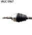 Приводна напіввісь - ((8200538738, 8200749390, 8201187708)) SKF VKJC5967 (фото 2)