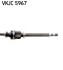 Приводна напіввісь - ((8200538738, 8200749390, 8201187708)) SKF VKJC5967 (фото 3)