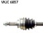 Приводна напіввісь - ((4950007000, 4950007010)) SKF VKJC6857 (фото 2)