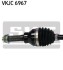 Приводна напіввісь - ((4410679J00)) SKF VKJC6967 (фото 2)