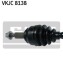 Приводна напіввісь - ((8200618166, 8200934679)) SKF VKJC8138 (фото 2)