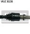 Приводна напіввісь - ((8200618166, 8200934679)) SKF VKJC8138 (фото 3)