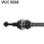 P?гOМ AUDI A3/Q3 2,0TDI/2,0TFSI QUATTRO LE 592MM TYLNA OМ - (1K0501203D, 1K0501203DX, 1K0501203F) SKF VKJC8268 (фото 2)