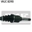 Приводной вал - ((3273QA, 3273PZ)) SKF VKJC 8390 (фото 3)