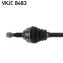 PрЭOЧ CITROEN C5 III 2,0HDI PR 958MM 407/EXPERT - (1440106180, 1607019280, 3273SN) SKF VKJC8483 (фото 2)