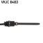 PрЭOЧ CITROEN C5 III 2,0HDI PR 958MM 407/EXPERT - (1440106180, 1607019280, 3273SN) SKF VKJC8483 (фото 3)