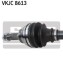 Приводна напіввісь - ((3272PZ, 3272QA, 9684135380, 9661107380)) SKF VKJC8613 (фото 2)