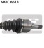 Приводна напіввісь - ((3272PZ, 3272QA, 9684135380, 9661107380)) SKF VKJC8613 (фото 3)