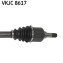 P?гOМ CITROEN C4 CACTUS/DS3 LE 641MM - (3272VP, 3272VQ) SKF VKJC8617 (фото 3)