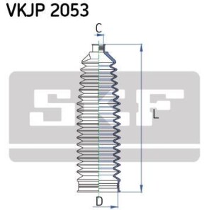Фото 2 - Рульова рейка та кріплення SKF VKJP 2053 (VKJP2053)