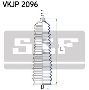 Фото 2 - Рульова рейка та кріплення SKF VKJP 2096 (VKJP2096)