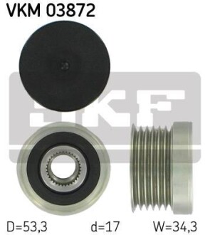 Механізм вільного ходу генератора - SKF VKM0 3872