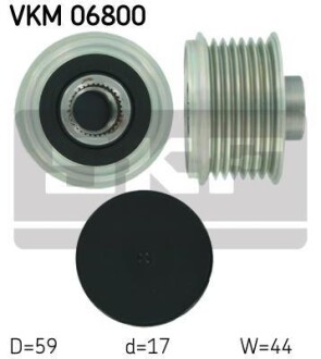 Шків генератора Subaru Forester 2.0D 08- - SKF VKM 06800