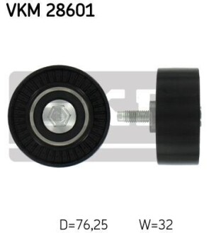 Відвідний/напрямний ролик, зубчастий ремінь - (5093931AA, 5142573AA) SKF VKM 28601 (фото 1)