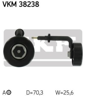 Натяжной ролик, поликлиновой ремень - SKF VKM 38238