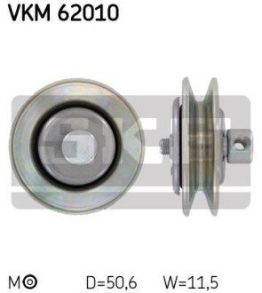 Ролик натяжний реміня клинового - (11927AD20B, 11927AD201, 11927AD200) SKF VKM 62010