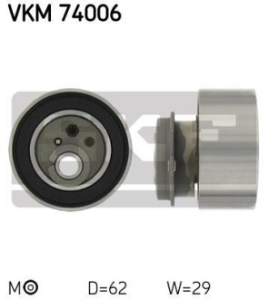 Натяжний ролик, зубчастий ремінь - (fp0112700a, fs0112700b, fp0112700) SKF VKM 74006 (фото 1)