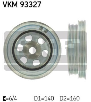 Шків колінвалу Citroen Jumper/Fiat Ducato/Peugeot Boxer 2.0-3.0 HDI 06- - (0515T5, 504048057) SKF VKM 93327