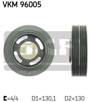 Шків, колінчатий вал - SKF VKM 96005