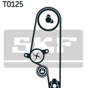 Комплект ремня ГРМ - (6K0198001A, 030198119A, 030198119) SKF VKMA 01106