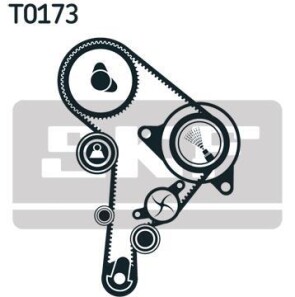 Комплект ремня ГРМ - (n90596901, N90596906, N90596902) SKF VKMA 01130