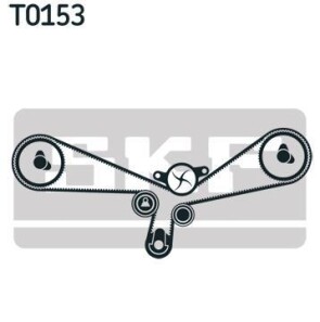 Комплект ремня ГРМ - SKF VKMA 01202