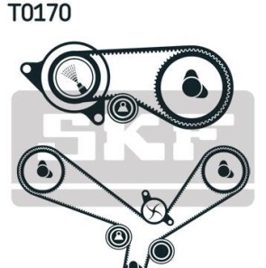 Комплект ремня ГРМ - SKF VKMA 01952