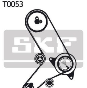 Комплект ремня ГРМ - (46740726, 46740727, 5889260) SKF VKMA 02152