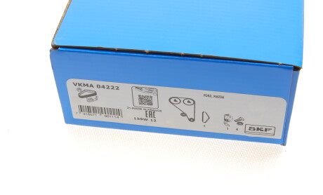 Фото 6 - Комплект ременя ГРМ SKF VKMA 04222 (VKMA04222)