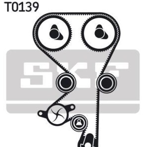 Комплект ремня ГРМ - (1606305, 93185844) SKF VKMA 05142